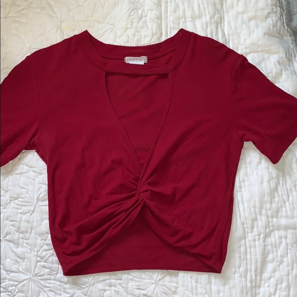 urban outfitters red top